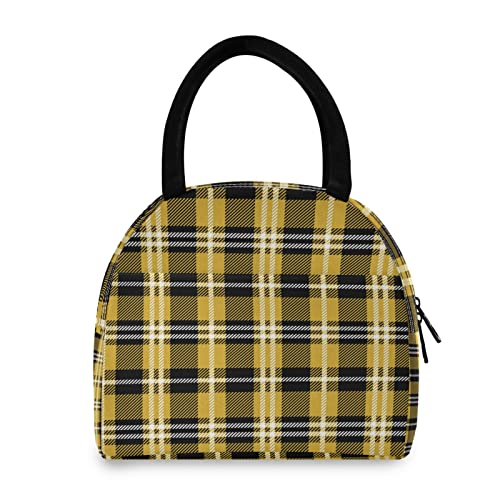 Yellow Black Plaid