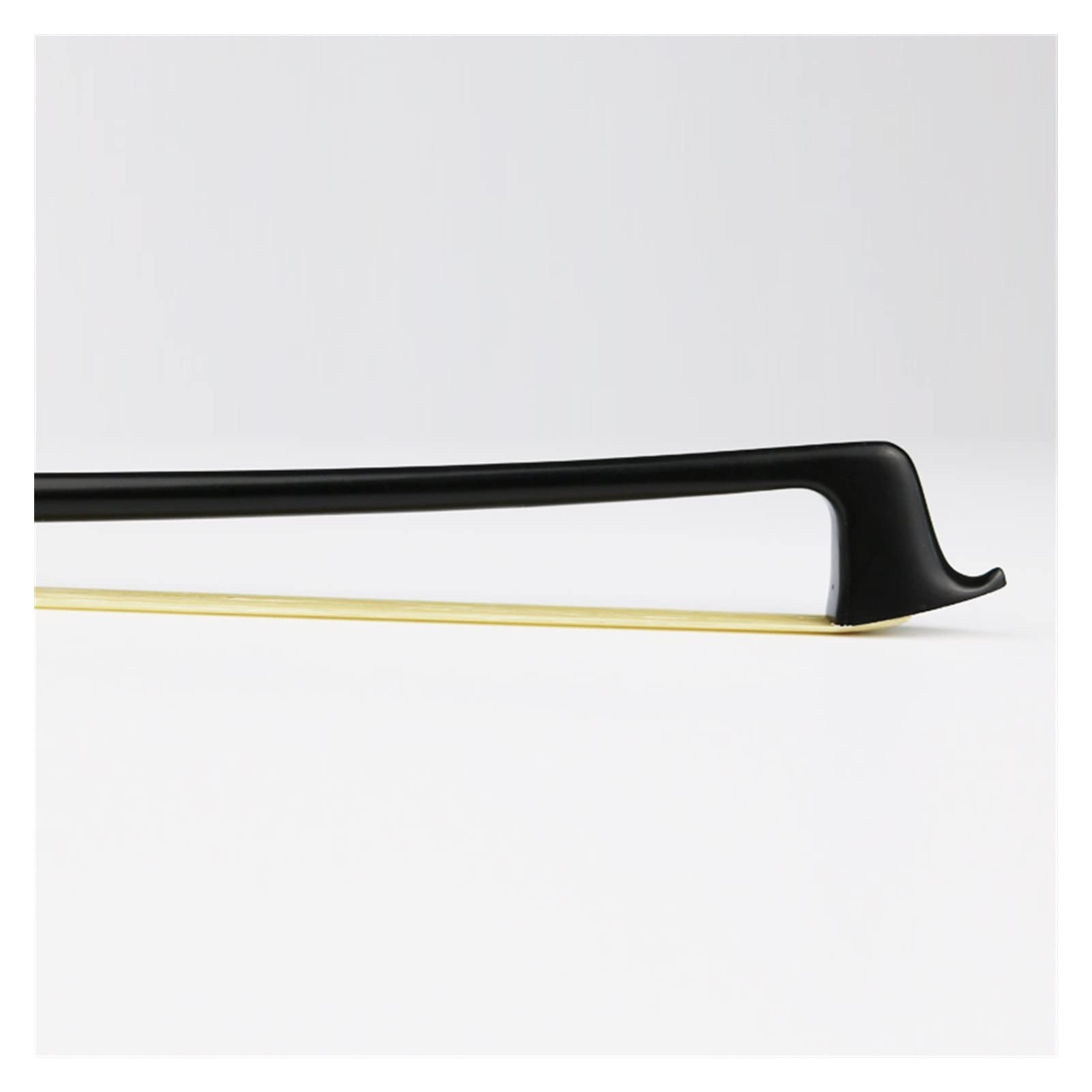 Premium Black Carbon Fiber Violin Bow 1/2 Size with Natural Mongolian Horsehair & Ebony Frog - Professional Violin Accessories for Students, Performances & Practice
