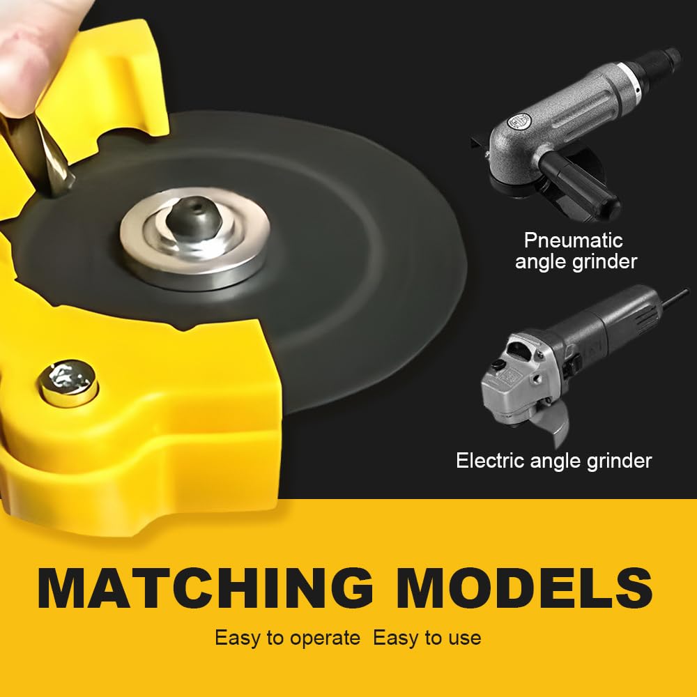 2025 Upgrade Precision Drill Bit Sharpener - Multi-Spec Angle Grinder Attachment for Sharpening Twist Drills & Giant Blades | Workshop & DIY Tool for Metalworking, Woodworking & Home Repair