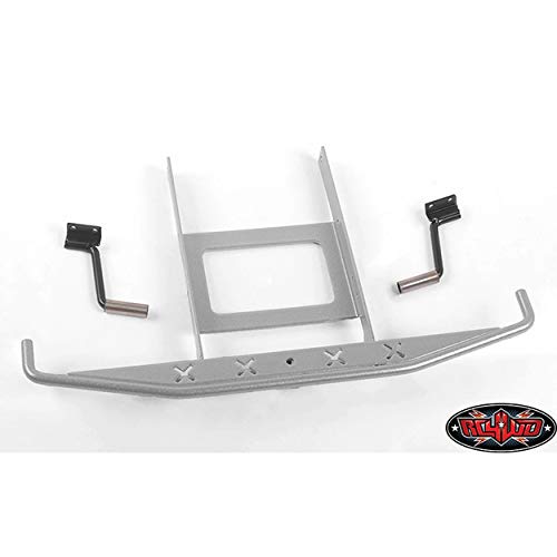 Axial SCX10 II RC 4WD VVV-C0649 Heavy Duty Metal Rear Bumper with Exhaust Tips - Off-Road Crawler Upgrade for Trail & Rock Climbing Adventures