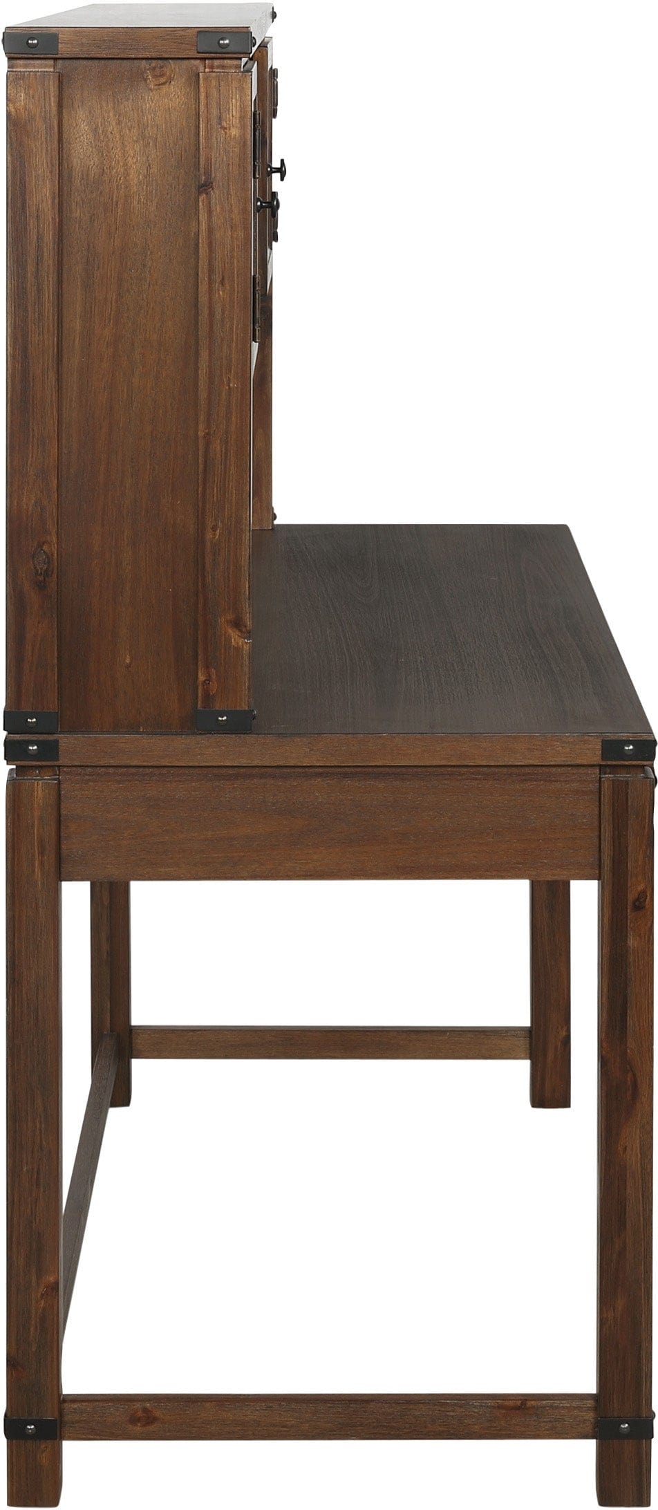 Office Star Baton Rouge Hutch and Desk [BTDH2937] - Stylish Home Office Furniture for Work & Study - Perfect for Small Spaces & Remote Work