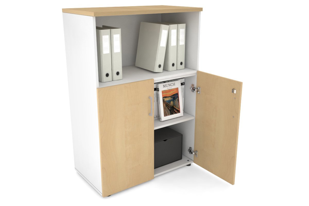 Medium Uniform Storage Cabinet with Small Doors [800W x 1170H x 450D] - Perfect for Office, School, and Home Organization