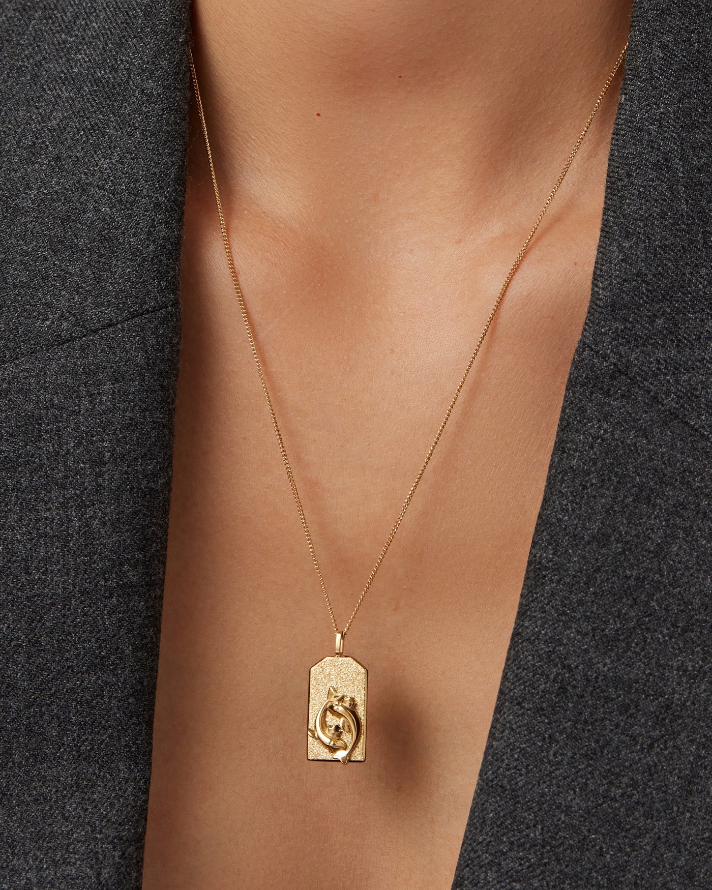 Pisces Zodiac Pendant Necklace for Women - Sterling Silver Fish Symbol Charm Jewelry - Perfect Birthday Gift for Pisces Women & Zodiac Lovers - Ideal for Daily Wear, Special Occasions & Spiritual Connection
