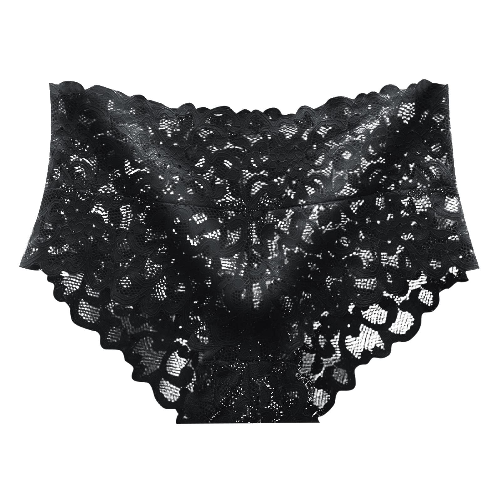 Sexy Low-Rise Lace Panties for Women - Ultra Soft Seamless Underwear - 3-Pack - Perfect for Everyday Wear, Date Nights & Special Occasions