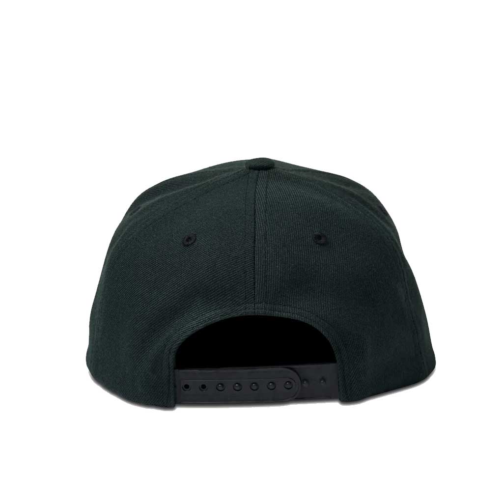 Brixton Crest C MP Snapback Hat - Black | Adjustable Baseball Cap for Men & Women | Perfect for Casual Wear, Street Style & Outdoor Activities