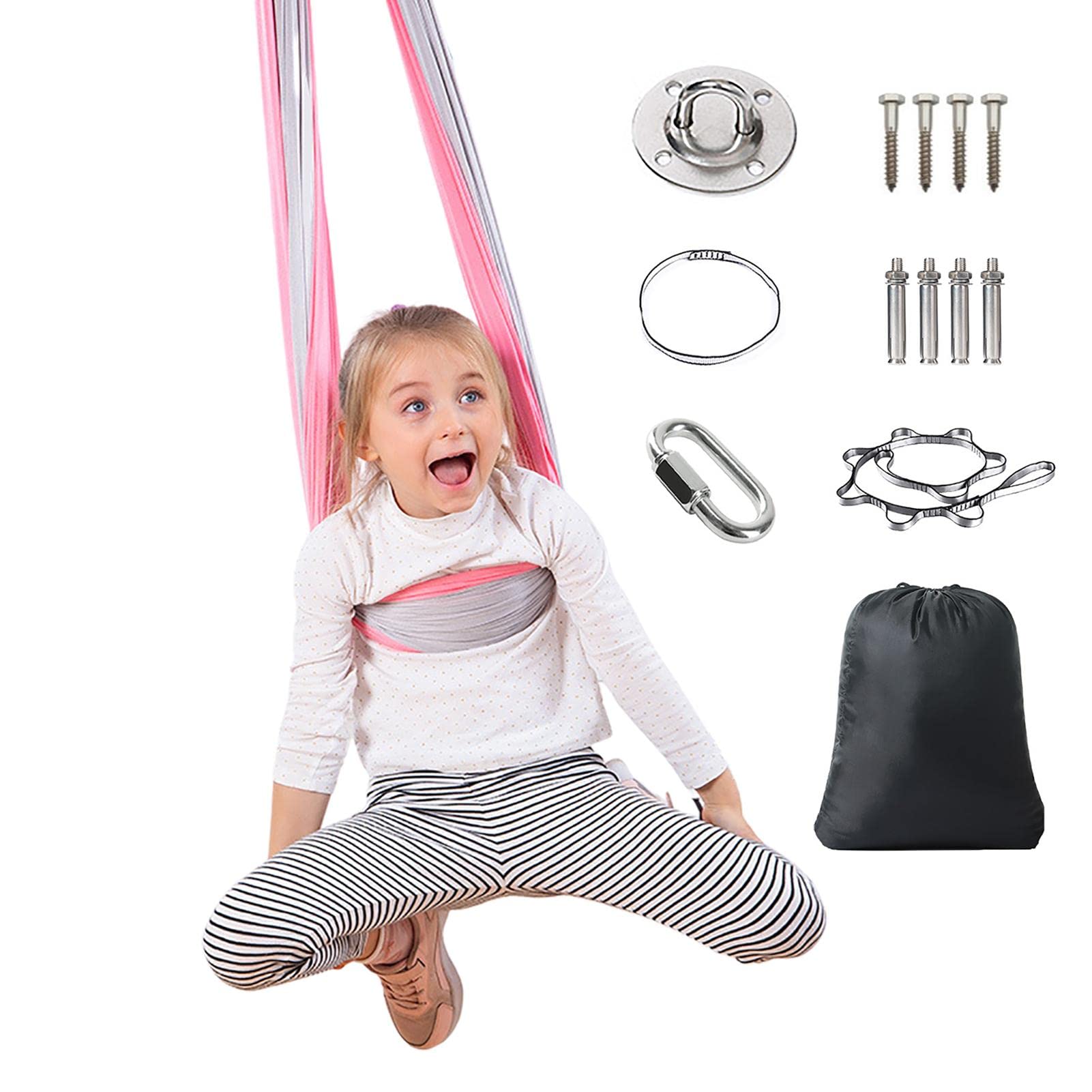 5 Pcs Indoor Sensory Swing for Kids - Therapy Swing for Autism, ADHD & Sensory Processing Disorder | Calming Sensory Hammock for Playrooms, Classrooms & Home Use | Perfect for Relaxation, Focus & Sensory Play
