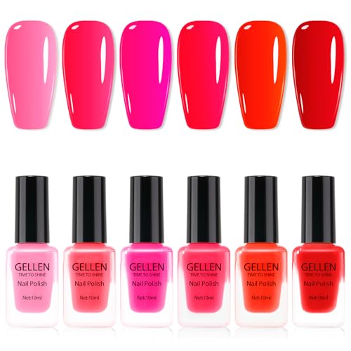 Bright Red Pink Set