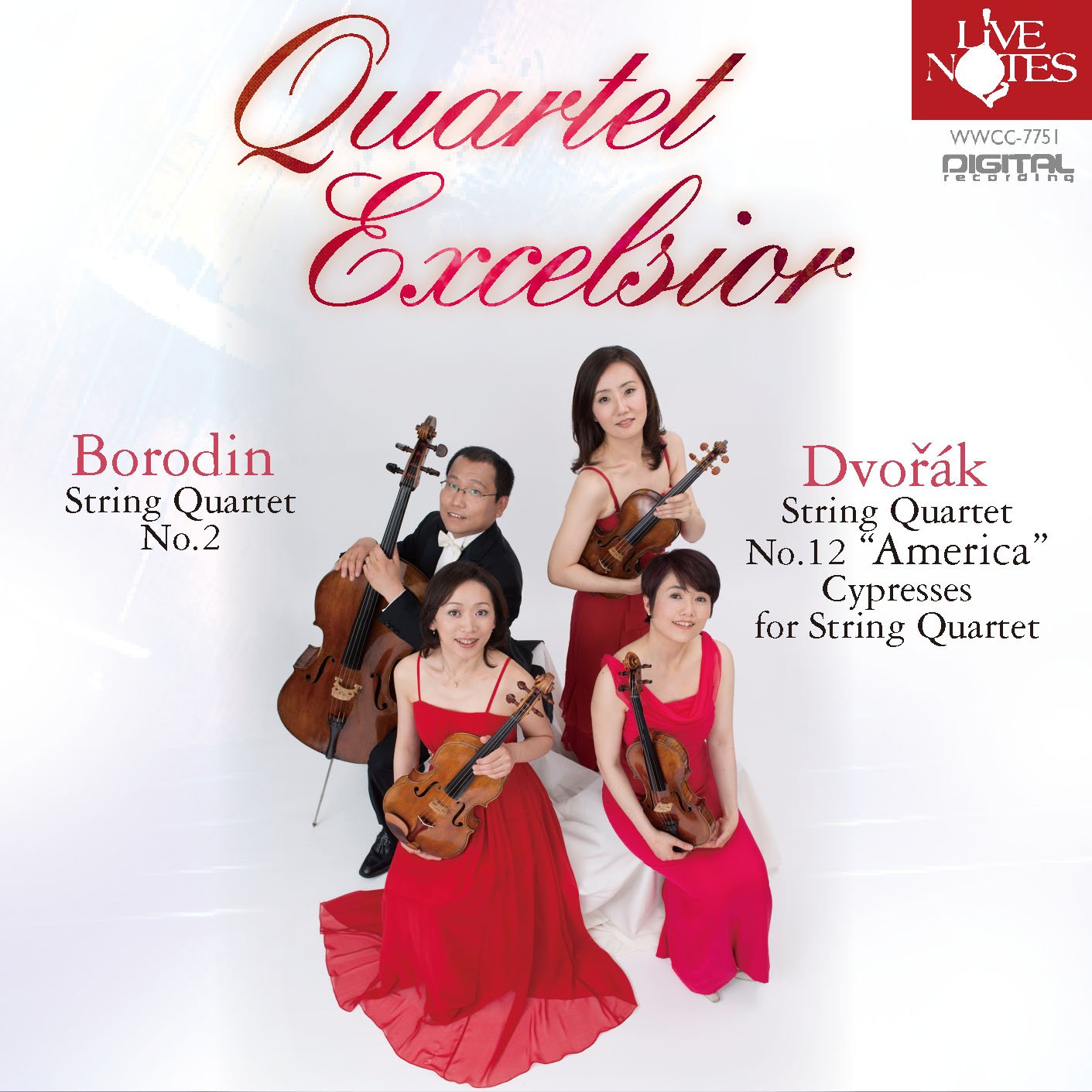 Quartet Excelsio Borodin No. 2 & Dvorak 'America' and 'Cypress' - Classical Music CD for Relaxation, Study & Dinner Parties