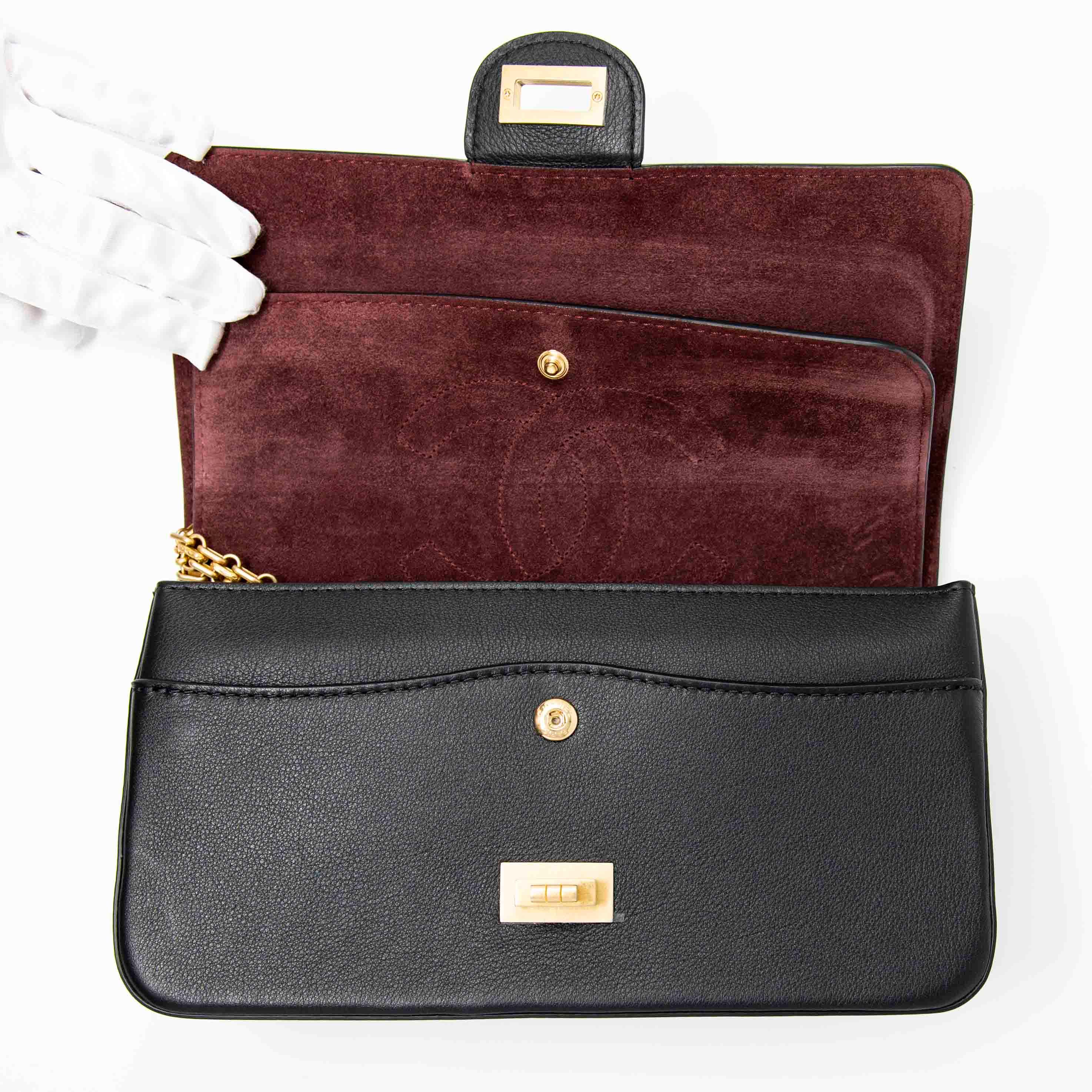 Chanel Black Medallion 2.55 Reissue 225 Flap Bag - Classic Luxury Handbag for Women | Perfect for Evening Events, Work & Special Occasions