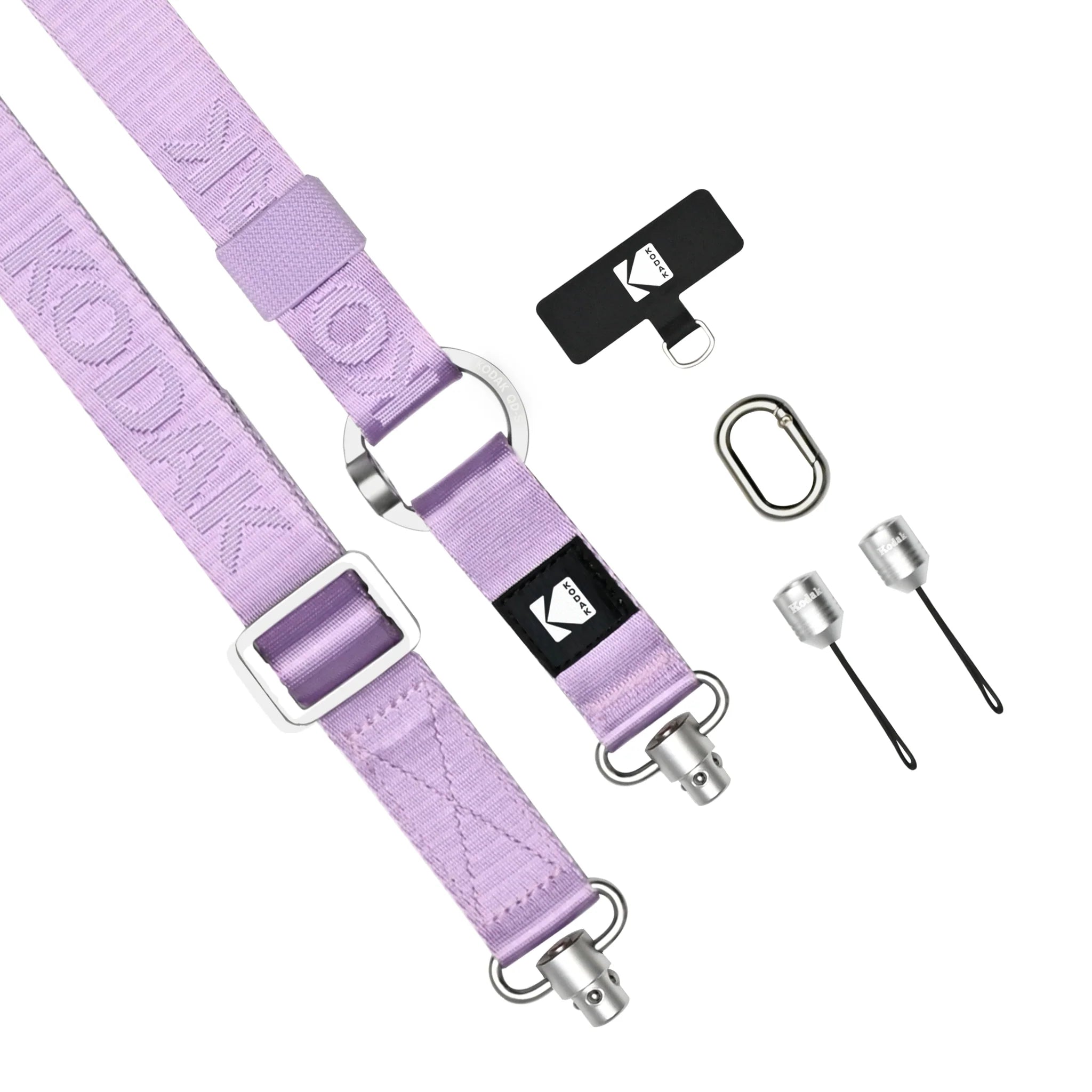 KODAK Multi-Purpose Adjustable Camera Strap (Purple) - Comfortable Neck & Shoulder Support for DSLR, Mirrorless, and Film Cameras - Perfect for Travel, Hiking, and Photography Sessions