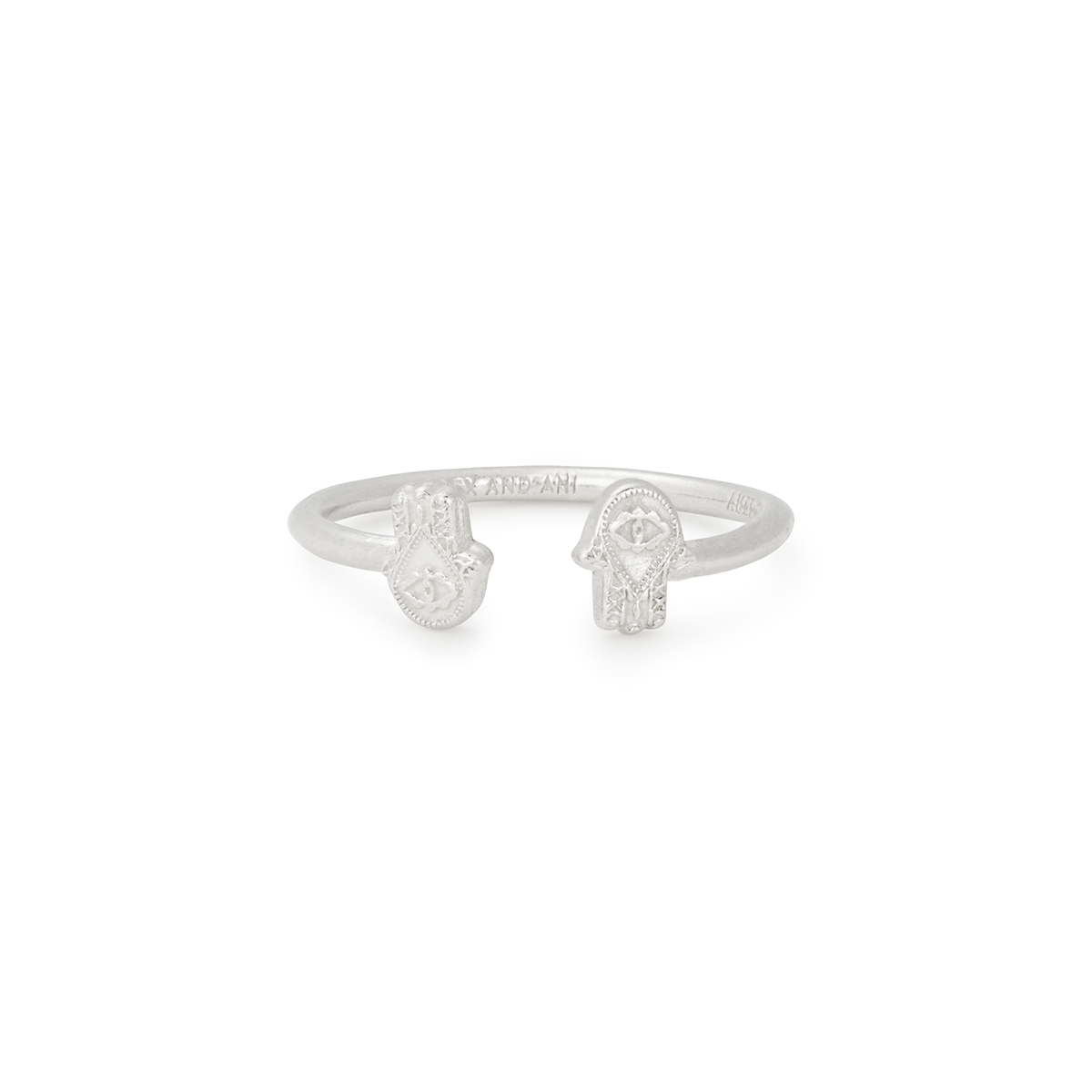 Hand of Fatima Adjustable Ring - Hamsa Evil Eye Protection Jewelry for Women - Perfect for Everyday Wear, Gift Giving & Spiritual Healing