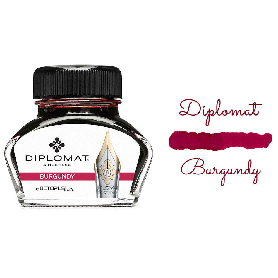 Premium Diplomat Octopus Fountain Pen Ink - 30ml Bottle for Smooth Writing & Calligraphy - Ideal for Professionals, Students & Art Enthusiasts
