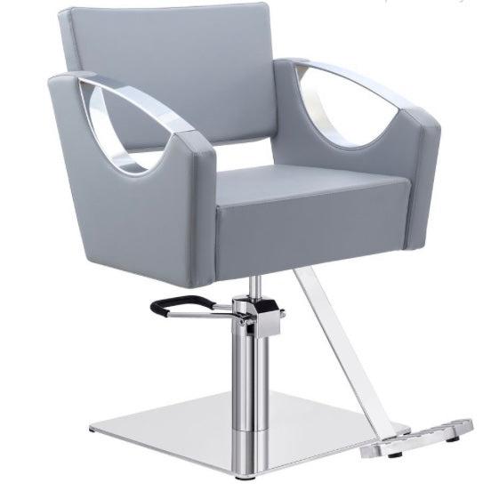 Premium Salon Chair for Hair Styling & Barbering - Ergonomic Swivel Stylist Chair with Adjustable Height & Footrest - Perfect for Salons, Barbershops & Home Use