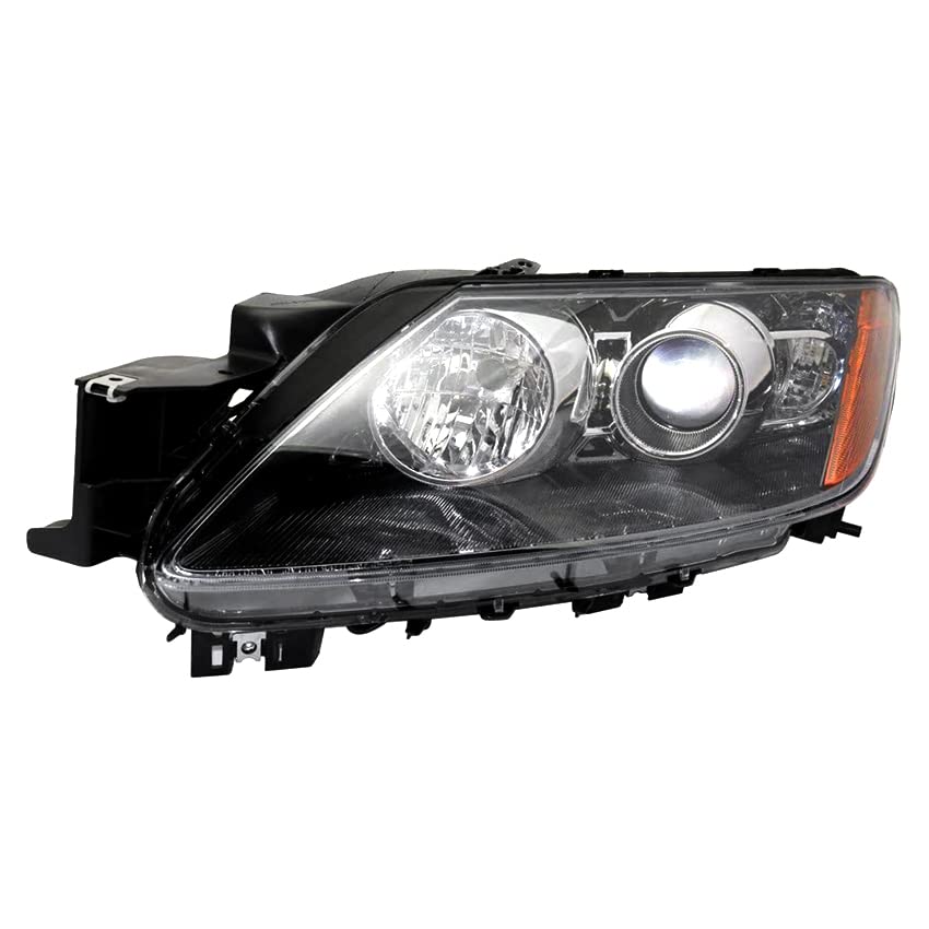 RAREELECTRICAL New Left Halogen Headlight for 2007-2009 Mazda CX-7 Sport - Compatible with Part Numbers EG21-51-0L0K, EG21510L0K, EG21-51-0L0P, EG21510L0P, MA2502141, MA2518132 - Perfect for Night Driving & Vehicle Restoration Projects