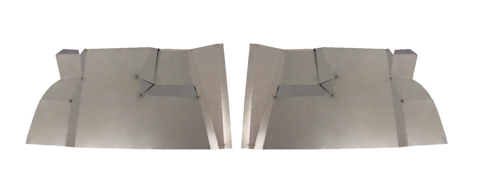 1963-1965 Buick Riviera Front Seat Floor Pans Replacement Pair - Under Seat Metal Panels - Classic Car Restoration Parts - Perfect for DIY Auto Repair & Rust Repair Projects
