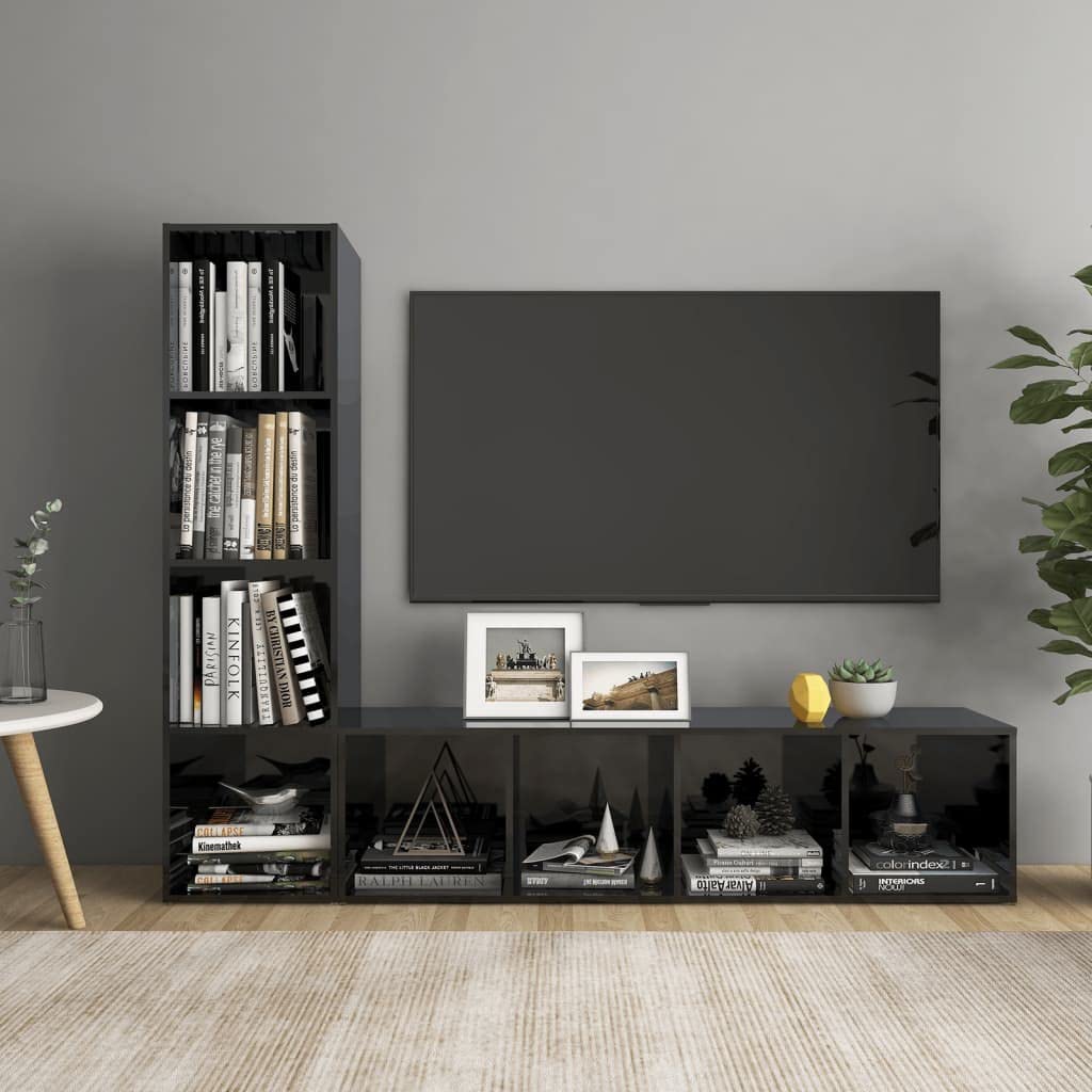 Modern TV Stand with Storage - 56
