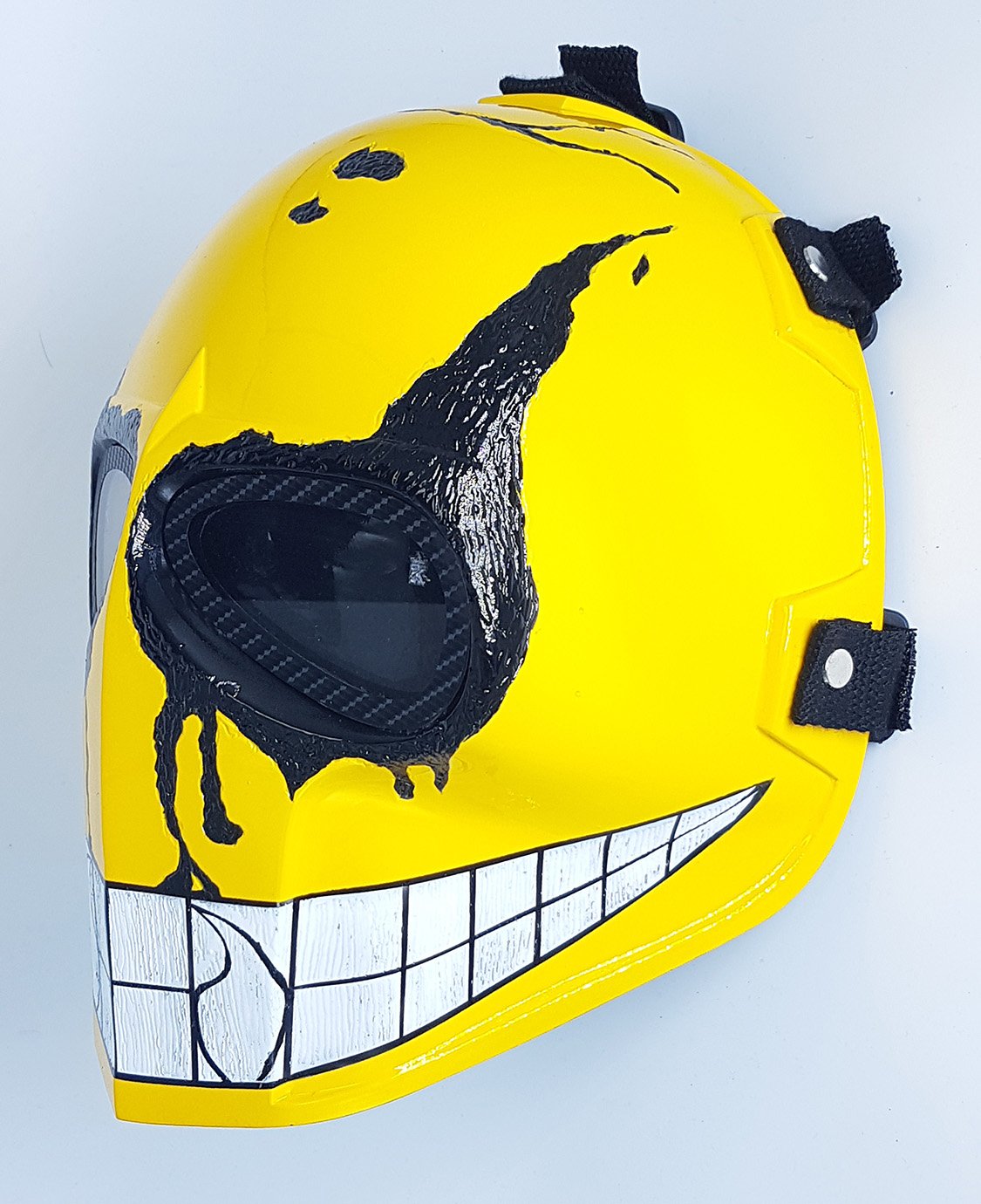 Smiley Army of Two Airsoft Mask - Protective Gear for Outdoor Sports, BB Gun Games & Costume Parties | Tactical Face Protection for Airsoft, Paintball & Halloween
