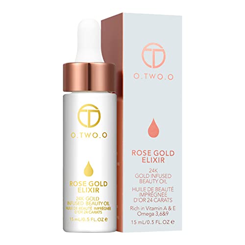 Rose Gold Foil Setting Primer - 15ML Pre Makeup Repairing Base with Muscle Obedience Formula | Beauty Makeup & Skincare for Women | Perfect for Daily Use, Special Occasions & Hair Coloring Shampoo Routine