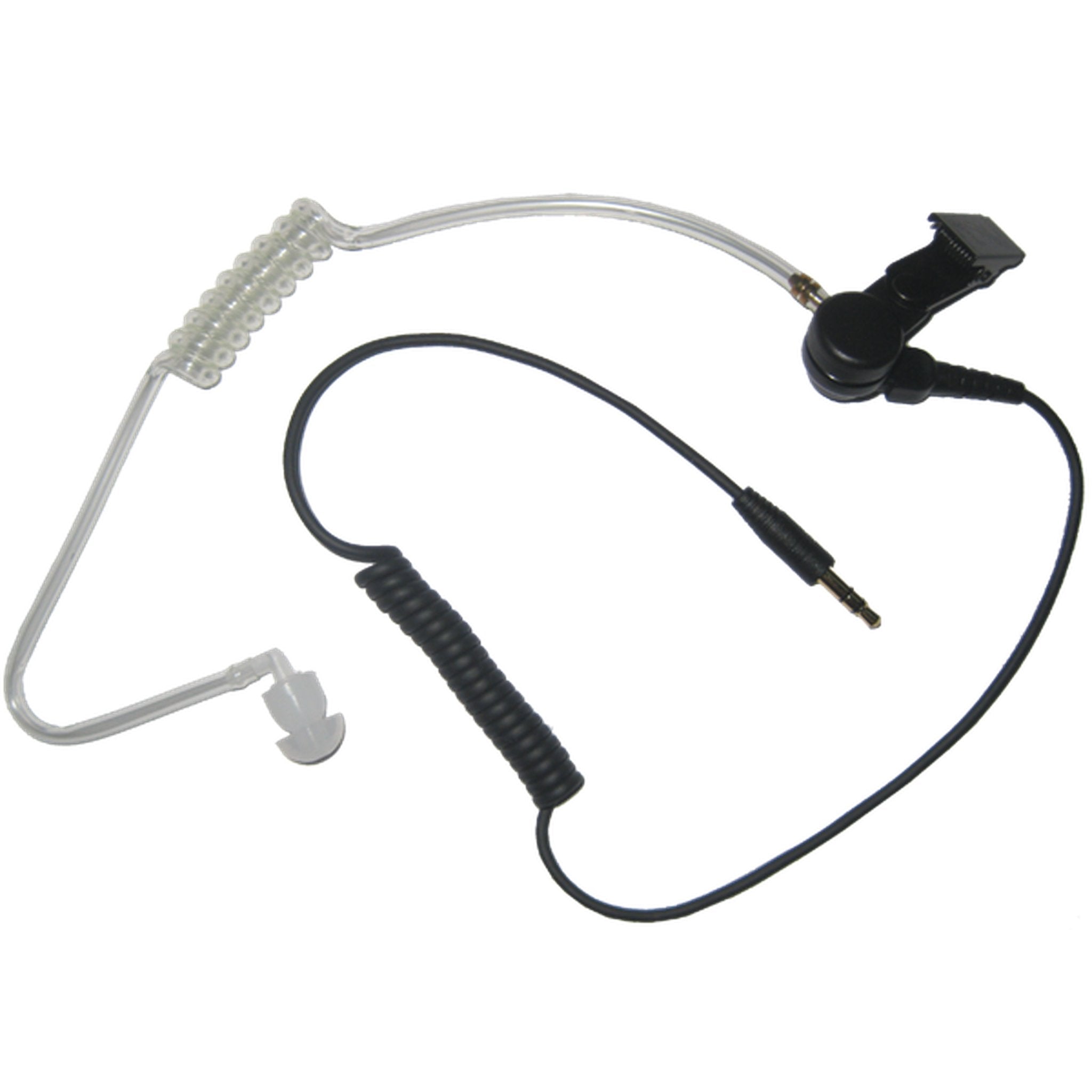Hytera EAS03 Clear Acoustic Tube Earpiece - 2.5mm Receive Only Headset for Security, Surveillance & Discreet Communication (Ideal for Law Enforcement, Event Staff & Security Professionals)