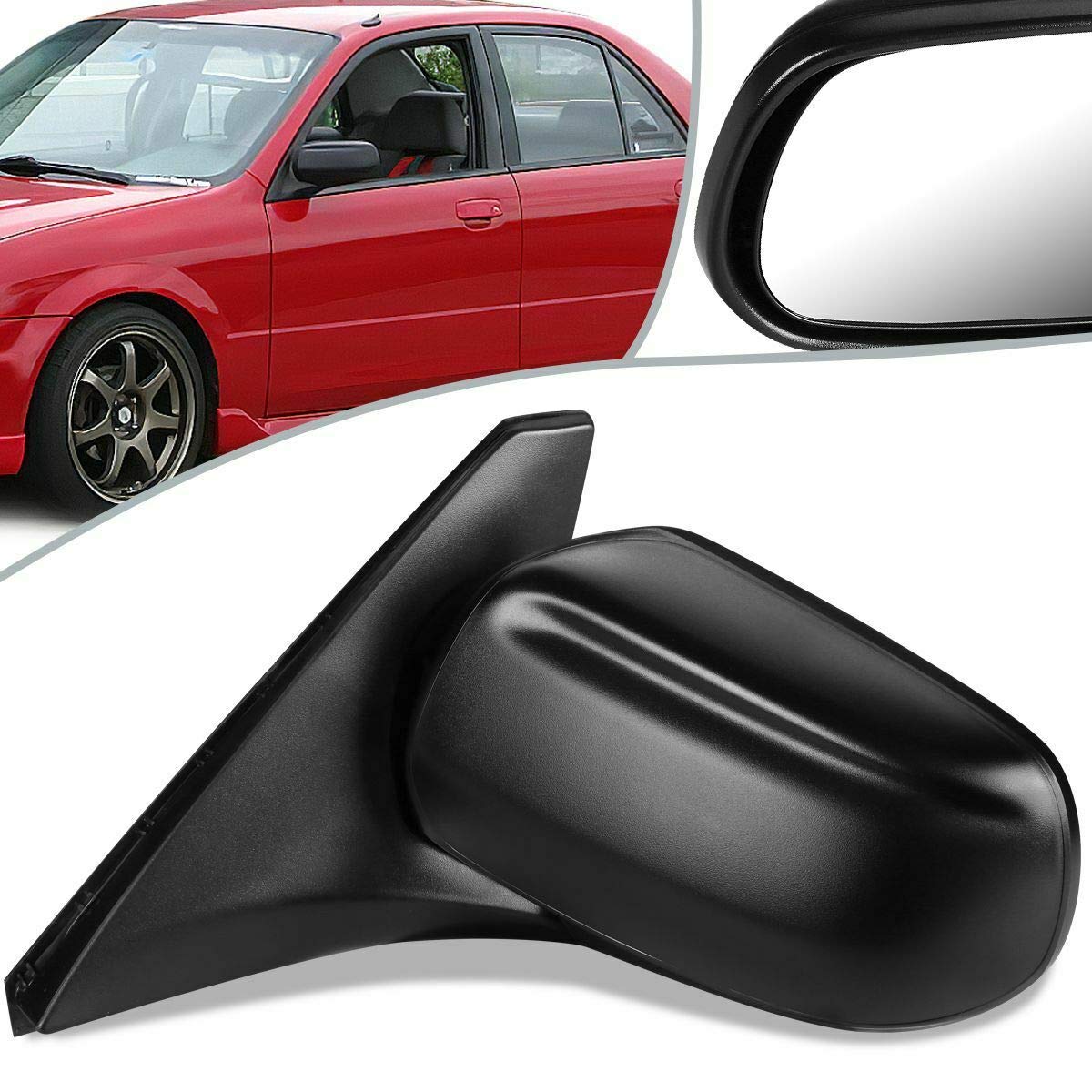 SUNAROUD OE Style Powered Side View Door Mirror Left - MA1320151 BN6B6918008 Replacement for Smooth Driving & Enhanced Safety | Perfect for Trucks, SUVs, and Sedans