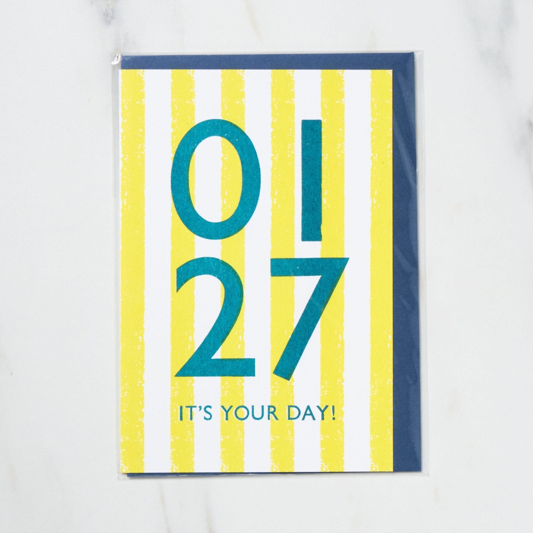 365 Find Your Day Card - January Edition | Premium Letterpress Letters for Memorable Dates & Events | Perfect for Anniversaries, Birthdays & Special Occasions