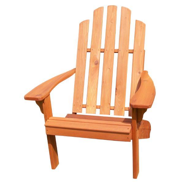 Premium Western Red Cedar Kennebunkport Adirondack Chair - Outdoor Patio Furniture for Garden, Deck, Poolside & Backyard Relaxation