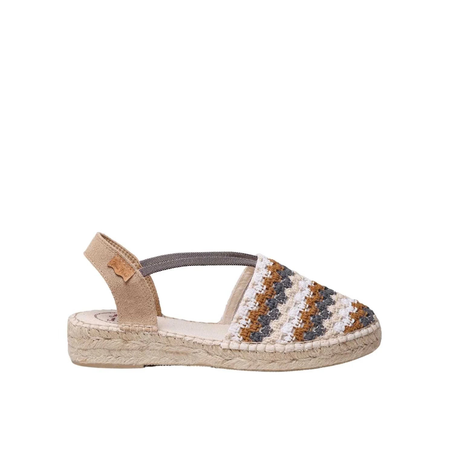 Women's Multicolor Cotton Blend Espadrilles - Emilia Comfortable Summer Slip-On Shoes for Beach, Vacation & Casual Wear