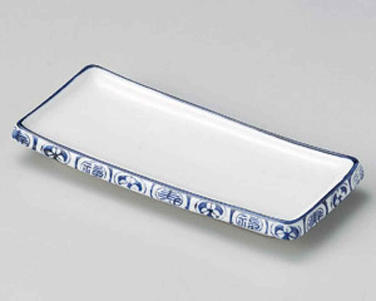 Premium Japanese White Porcelain Dinner Plates - Set of 5 (8.1 Inch) - Elegant Fukuju Tableware for Fine Dining, Restaurants & Home Entertaining