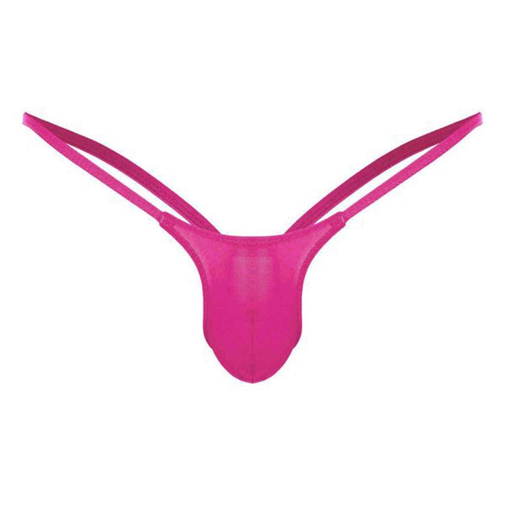 DFHYAR Men's Thong Underwear - Low Waist Y-Back Pouch Thong for Comfort & Support | Perfect for Gym, Beach & Everyday Wear