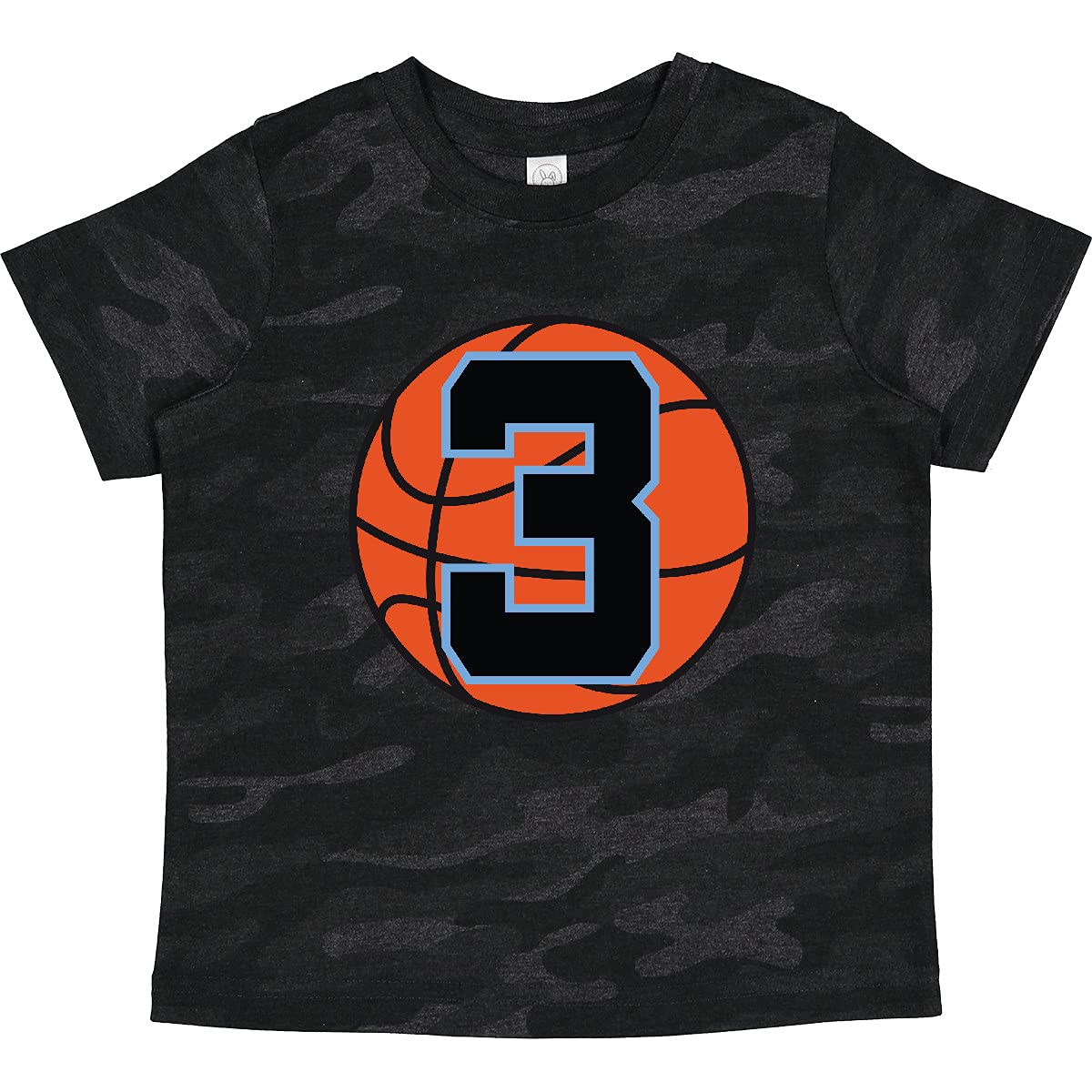 Inktastic Basketball 3rd Birthday T-Shirt for Toddlers - Fun 3 Year Old Boys & Girls Basketball Party Outfit - Perfect for Birthday Celebrations, Sports Events & Casual Wear