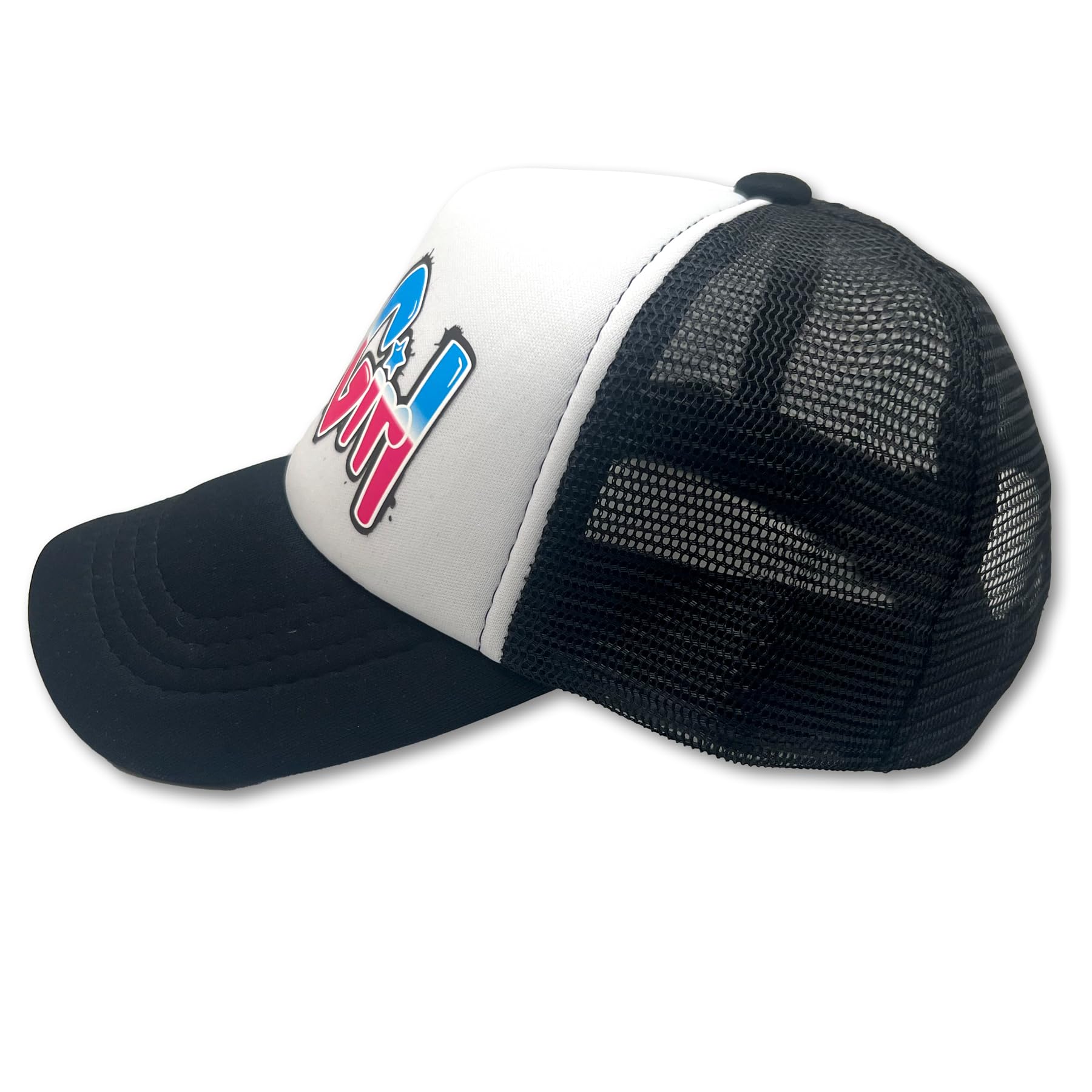 Sol Baby Cali Girl Graffiti Snapback Trucker Hat - Beach Baseball Cap for Kids & Toddlers - Summer Outfit Essential