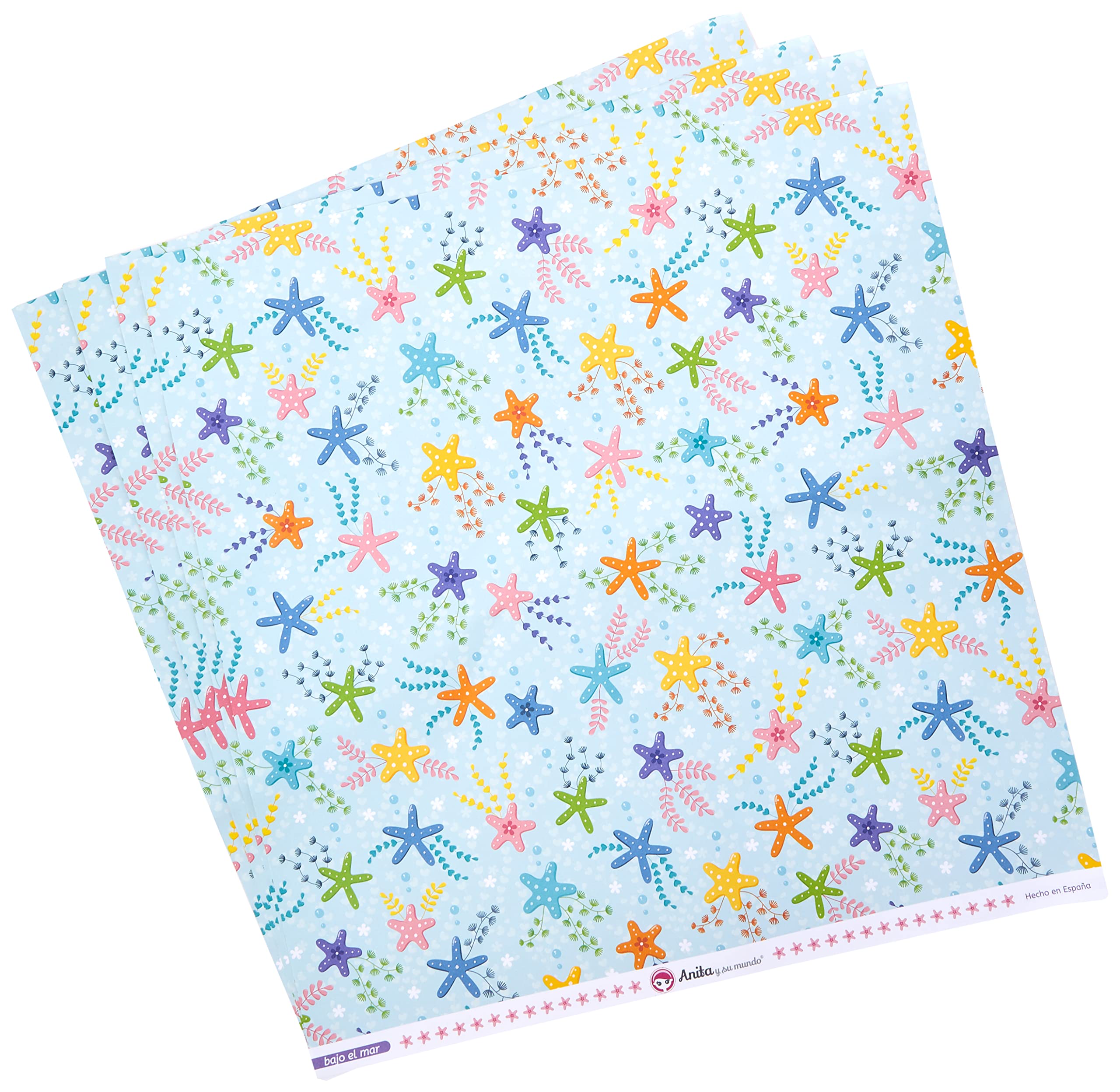 Anita and Su Mundo Collection Under The Sea Scrapbooking Papers - 12