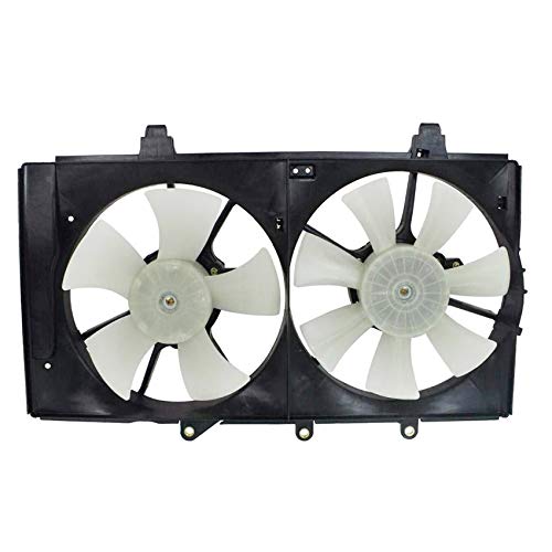 RAREELECTRICAL Replacement Cooling Fan Compatible with 2003 Dodge Neon 2.4L - Fits Part Numbers 5019208AA, 5019209AA, 5103019AA, 5103020AB, CH3115136 - Perfect for Engine Overheating Prevention & Summer Driving