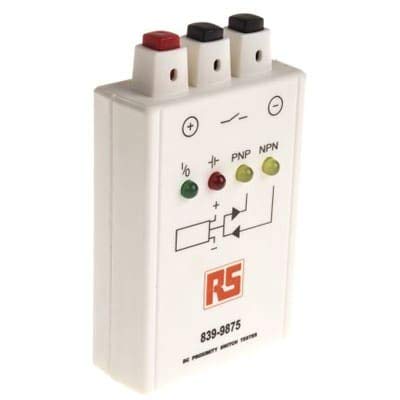 Proximity Sensor Tester - 18VDC (2 x 9V Batteries) 35mA - Switch & Sensor Testing Tool for Industrial Automation & Maintenance (Model 8399875) - Perfect for Factory Equipment Repair and Electrical System Diagnostics