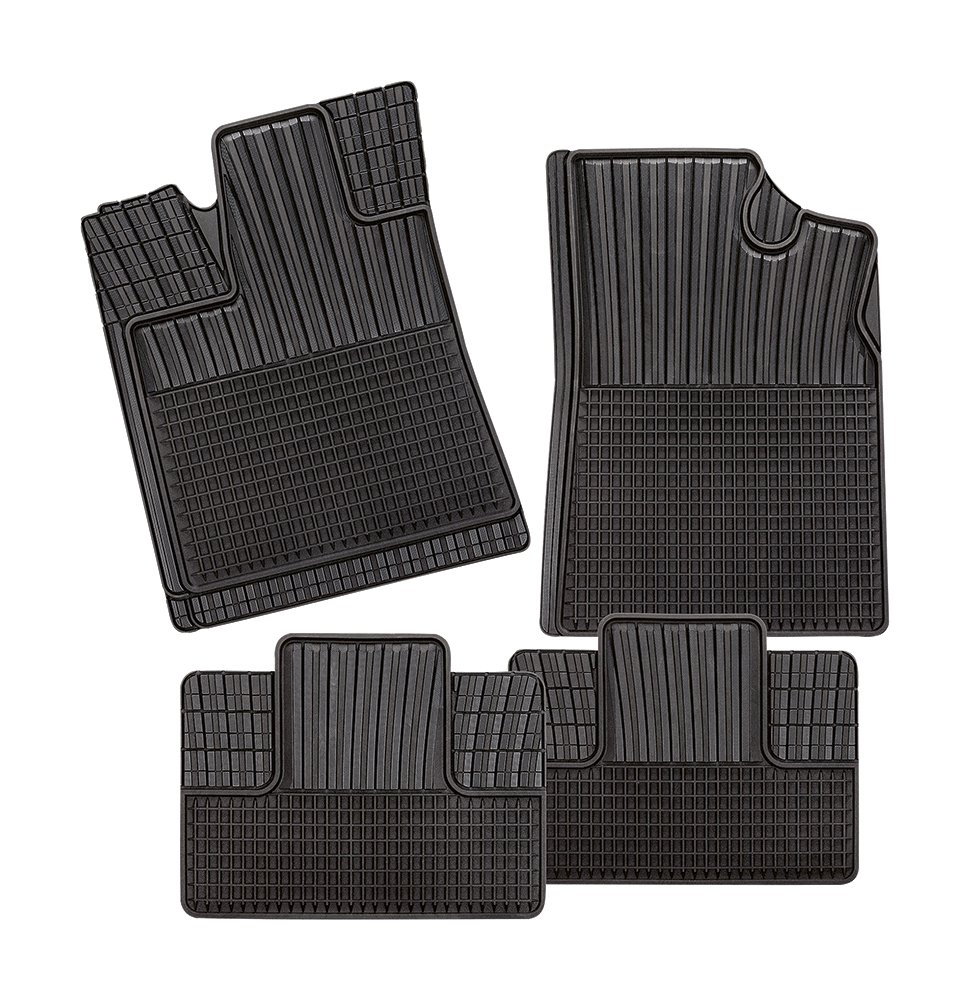 Monza AB1 280420 All-Weather Car Mats - 4pc TPE Set for Cars & SUVs