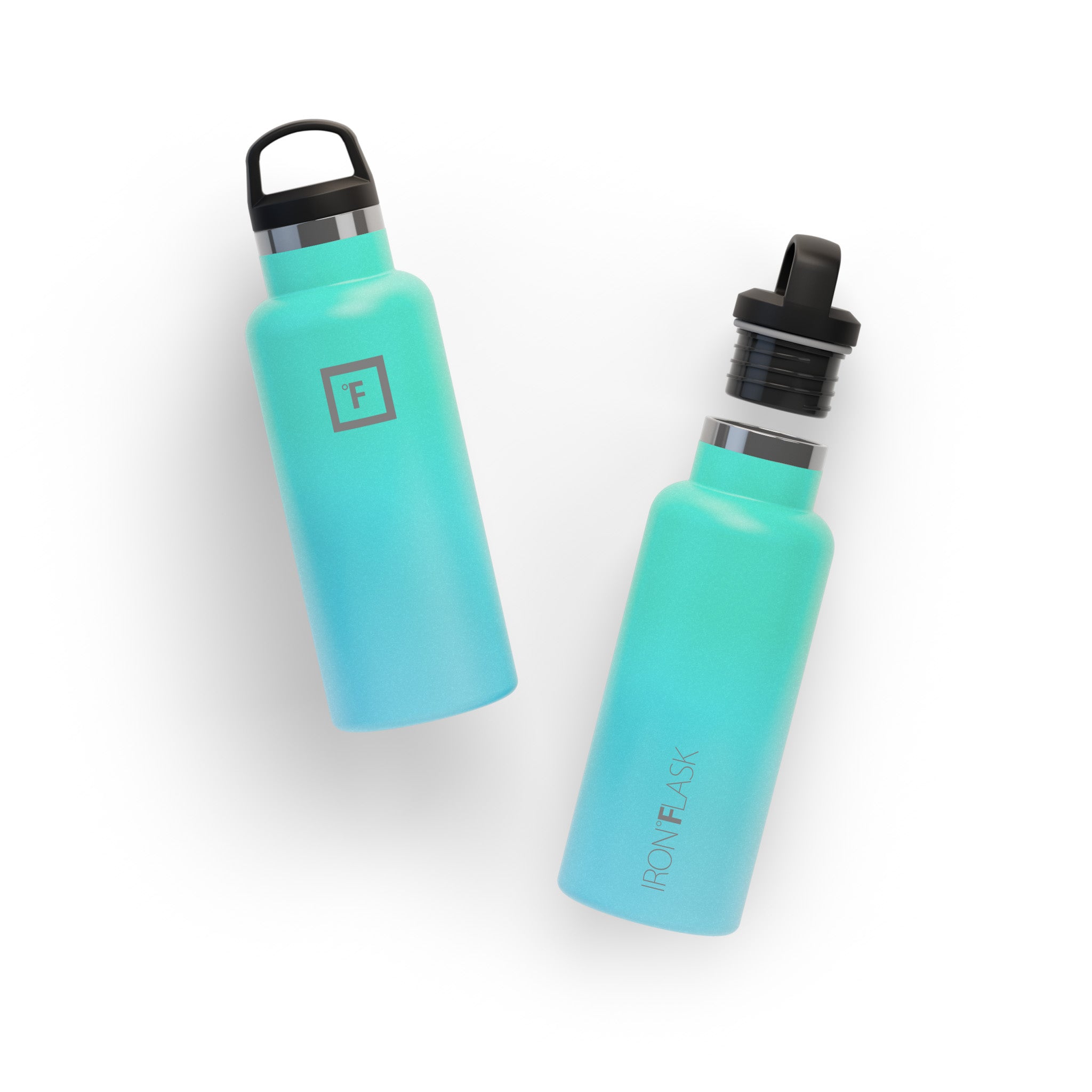 16 Oz Narrow Mouth Water Bottle with Spout Lid - Leak Proof & BPA Free - Ideal for Gym, Hiking & Outdoor Activities