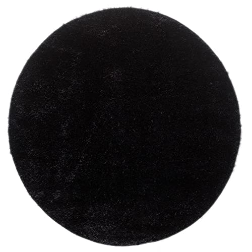 MDA Home Infinity Shag Black Area Rug - 7'10