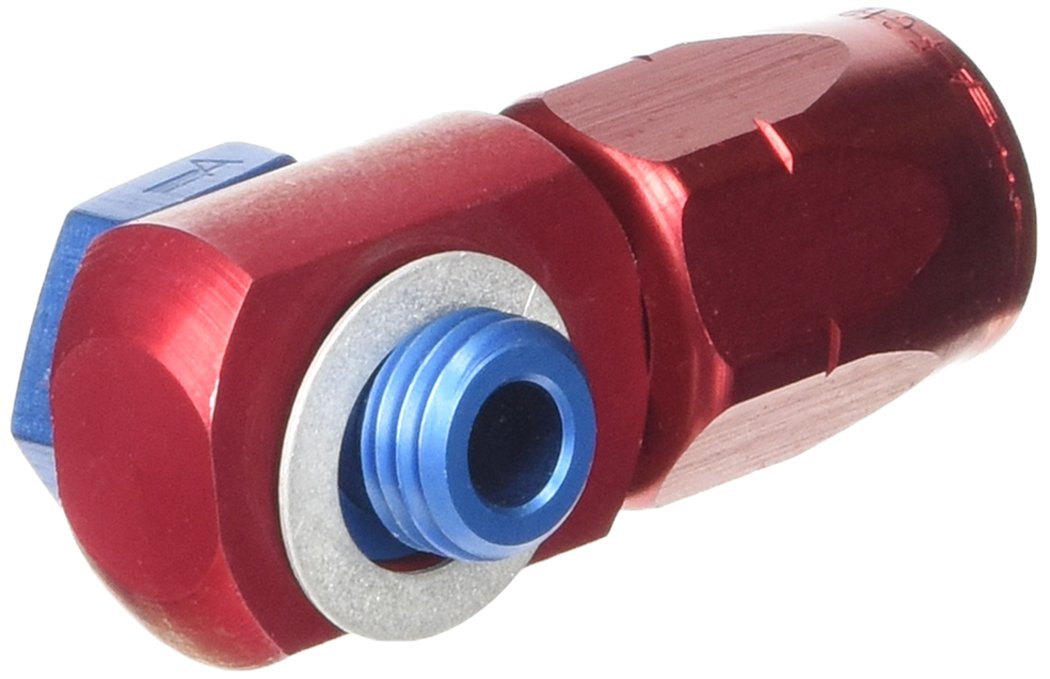 Aeroquip FCM1067 -06AN Aluminum Banjo Hose Fitting for Hydraulic Brake & Fuel Line Systems | High-Performance Automotive & Industrial Applications