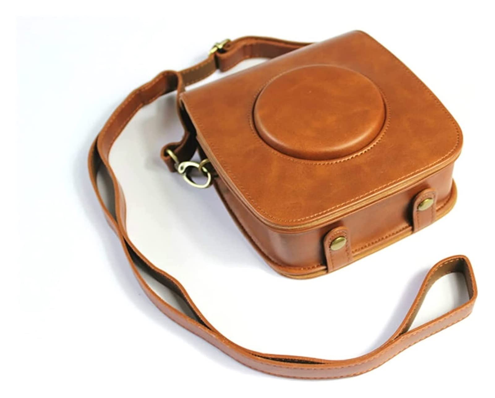 Vintage PU Leather Camera Backpack - Waterproof DSLR SLR Camera Bag with Adjustable Shoulder Strap for Photographers (Chocolate Brown) | Perfect for Travel, Hiking & Outdoor Photography