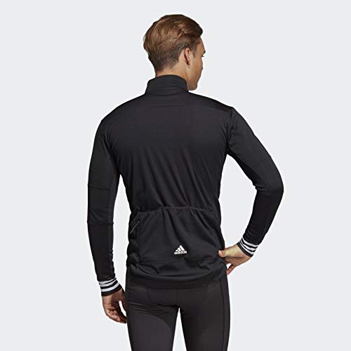 Adidas Men's Adistar Winter Running Jersey - Thermal Performance Top for Cold Weather Training & Outdoor Sports