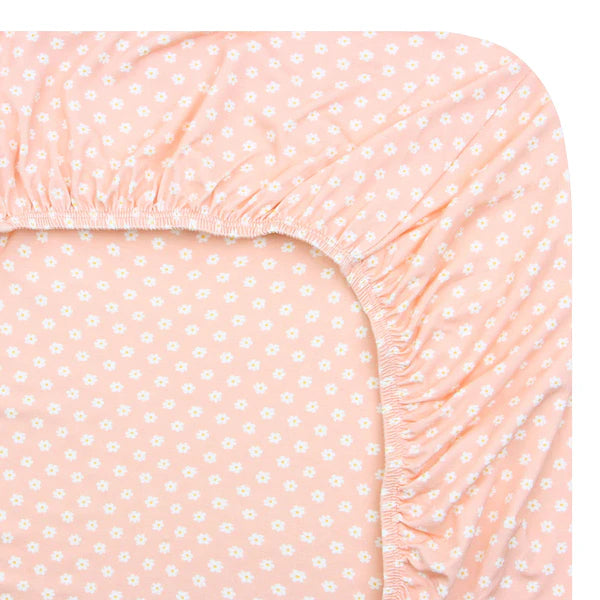 Lou Lou Company Soft Organic Cotton Crib Sheet - Breathable & Hypoallergenic Baby Bedding for Nursery & Travel