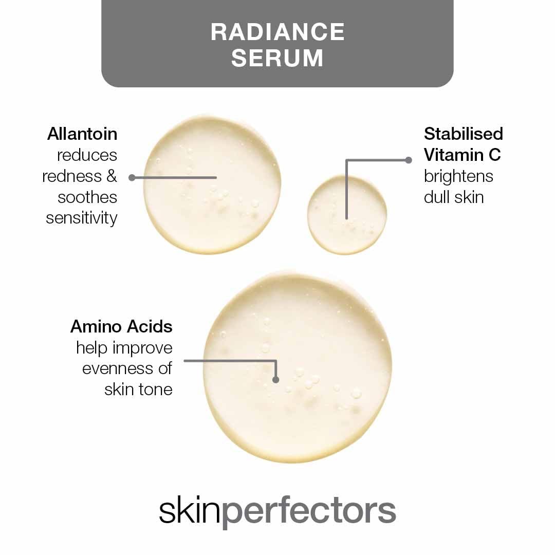 ARK Skincare Skin Perfector Radiance Serum - Vitamin C Brightening Serum for Glowing Skin with Amino Acids & Allantoin | Gentle Formula for Sensitive Skin | 30ml | Perfect for Daily Skincare Routine & Nighttime Treatment