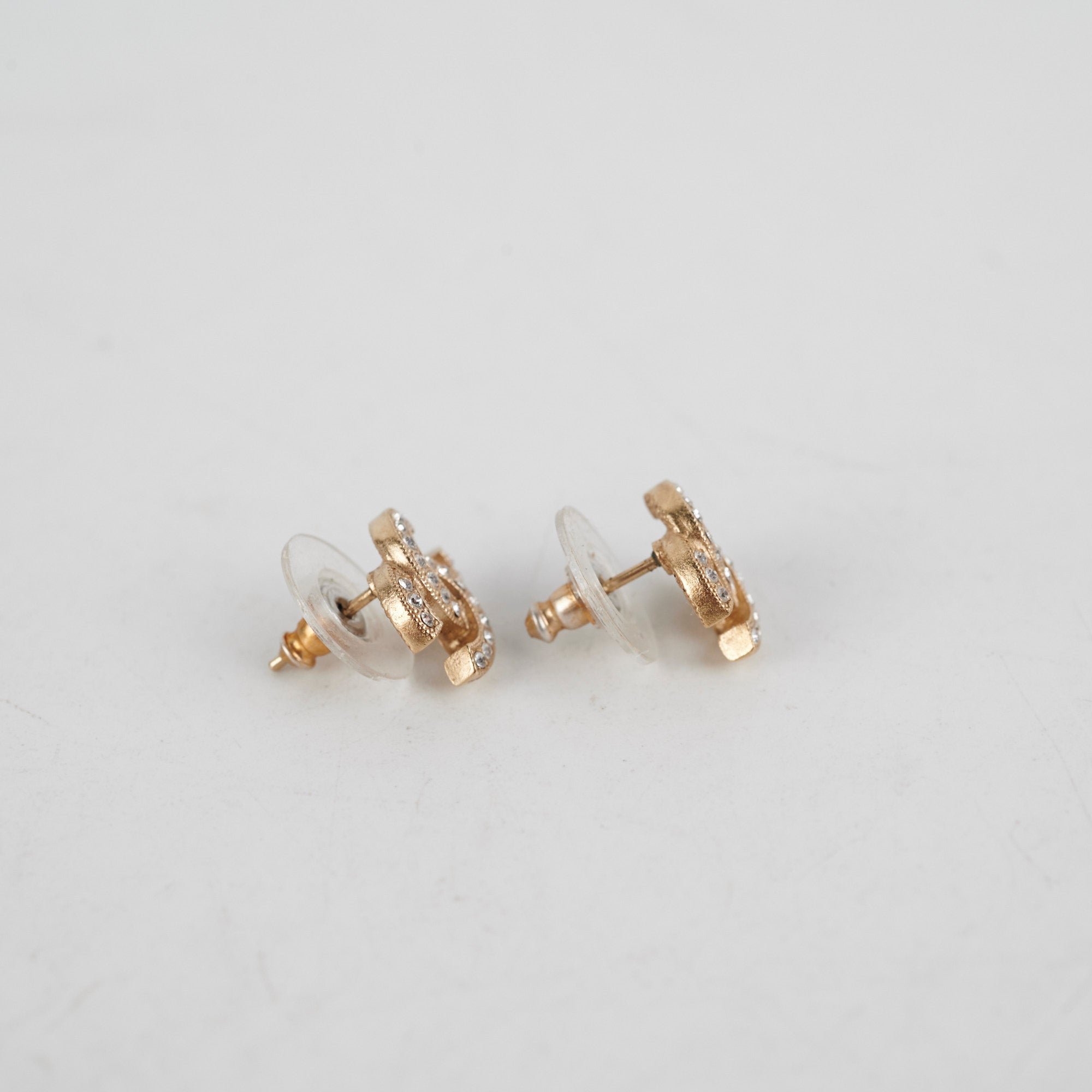 Chanel CC Crystal Earrings for Women - Luxury Fashion Jewelry Gift for Party, Wedding & Special Occasions