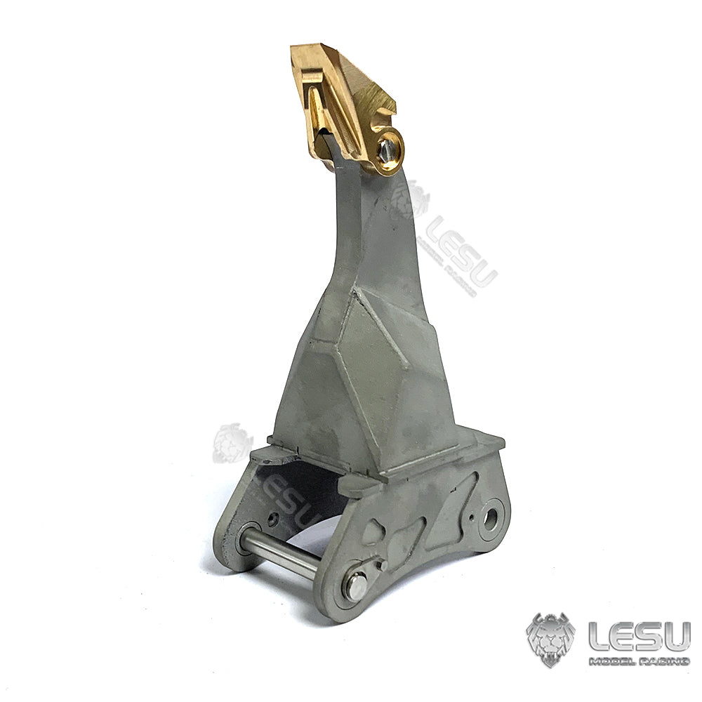 Upgraded Metal Hammer Grab Fork with Tiltable & Openable Bucket for LESU 1/14 RC Hydraulic Excavator B0006 AOUE ET35 Model - Perfect for Construction Simulation, DIY Projects & RC Excavator Accessories