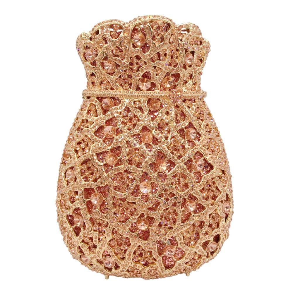 DEBIMY Rhinestone Crystal Money Clutch Purse for Women - Elegant Evening Bag for Party, Cocktail, Wedding & Special Occasions | Perfect for Night Out, Date Night & Formal Events
