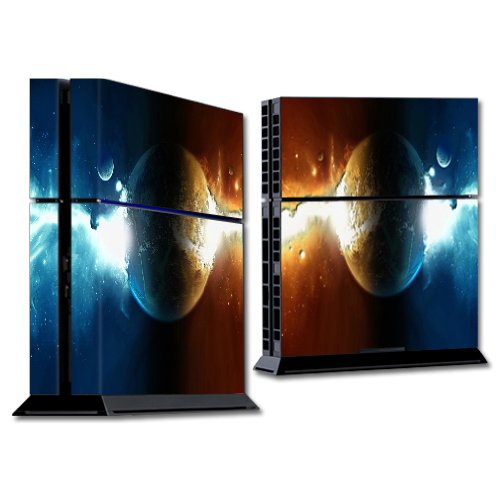 MightySkins Protective Skin Wrap Sticker for Sony PlayStation 4 (PS4) Console - Sci-Fi Design | Durable Vinyl Decal for Gaming Setup & Personalization