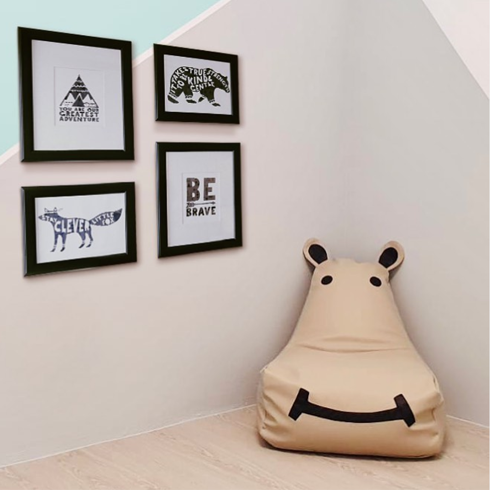 Kids Bean Bag Chair - Soft & Comfortable Beanbag for Children's Room, Playroom or Nursery - Perfect for Reading, Relaxing & Playtime