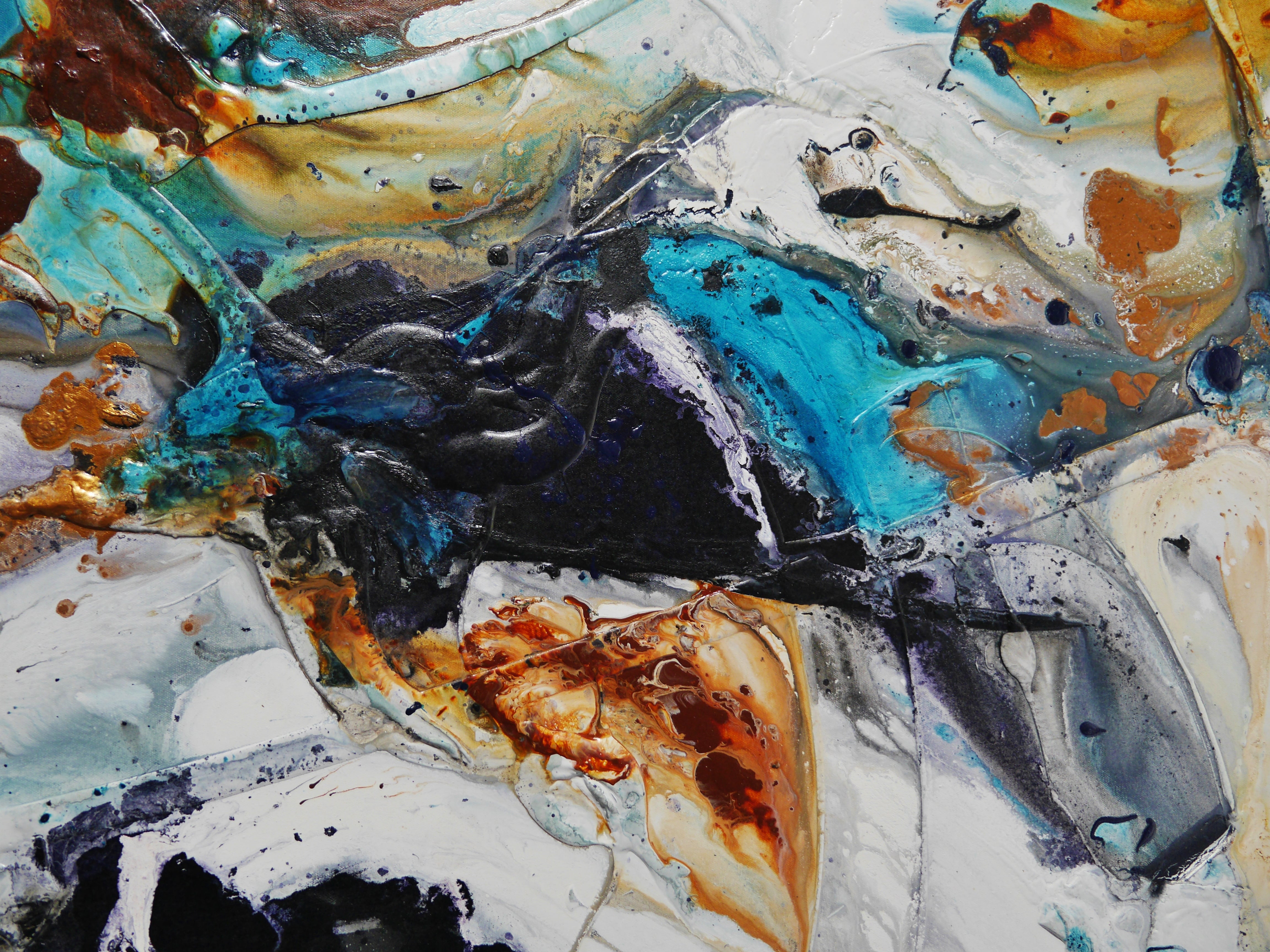 Abstract Textured Wall Art Painting 106