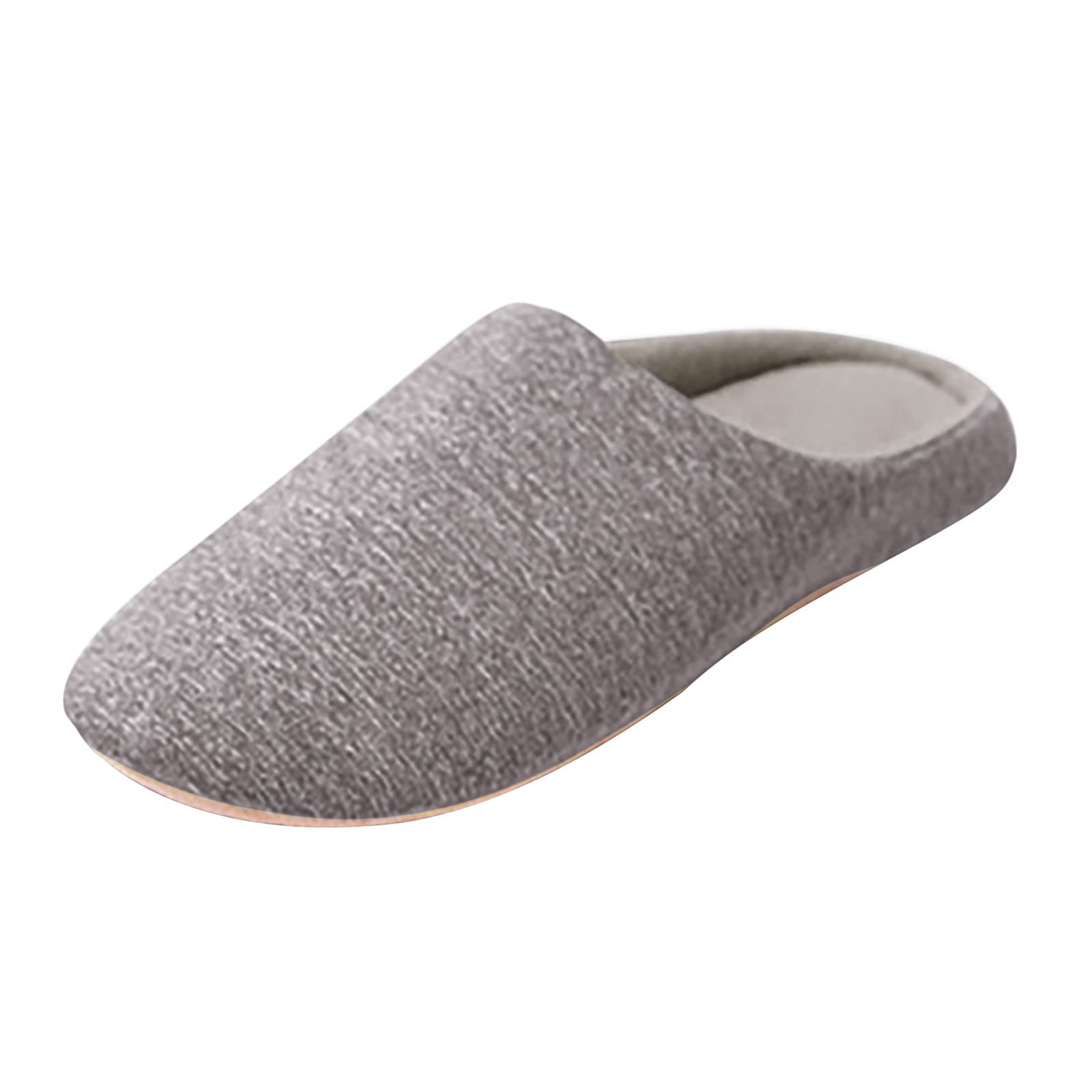 Women's Velvet Round Toe Slippers with Non-Slip Grippers - Cozy Indoor House Shoes for Women, Perfect for Lounging at Home, Relaxing, and Keeping Feet Warm in Winter