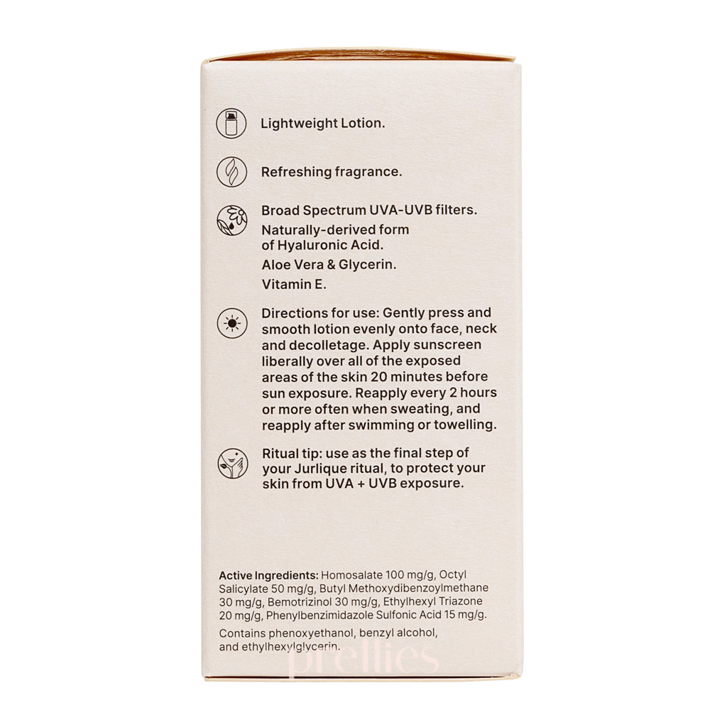 Jurlique UV Defence Lotion SPF50 PA++++ 50ml | Broad Spectrum Sunscreen for Face & Body | Daily Moisturizer with Natural Ingredients | Perfect for Outdoor Activities & Beach Days